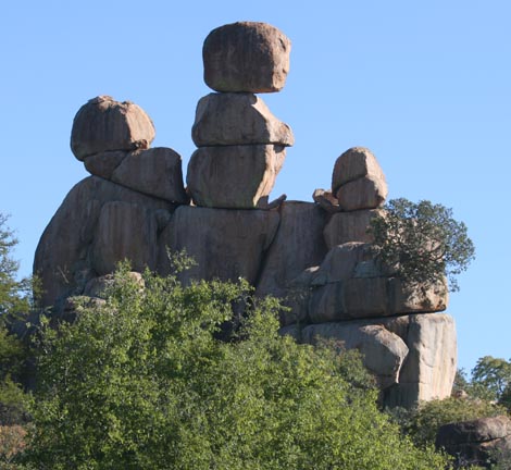 natural granite sculpture